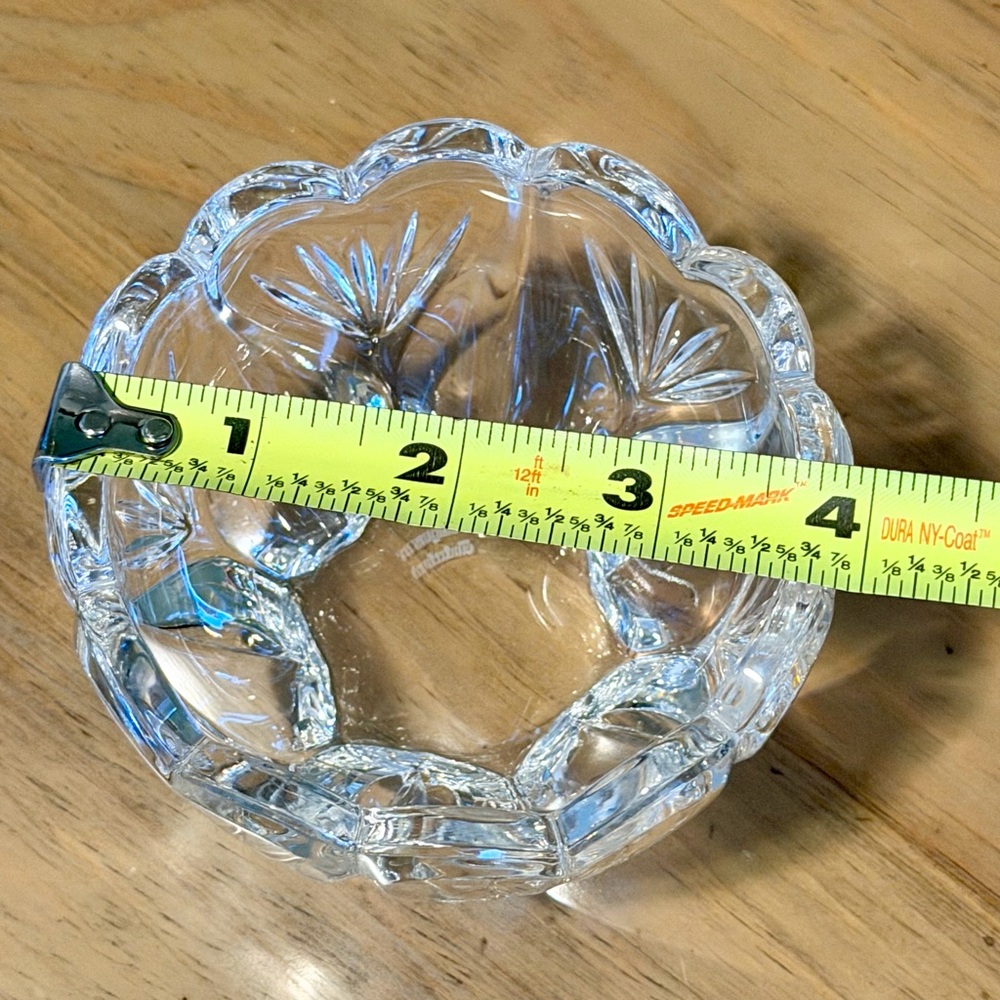 Marquis By Waterford SWEET MEMORIES Crystal Heart Candy Dish Votive Holder - Picture 5 of 6